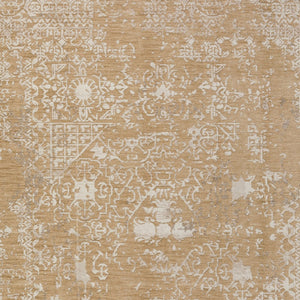 Homeroots 3' X 5' Beige Oriental Area Rug With Fringe  Polyester 493112