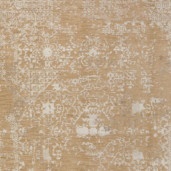 Homeroots 3' X 5' Beige Oriental Area Rug With Fringe  Polyester 493112