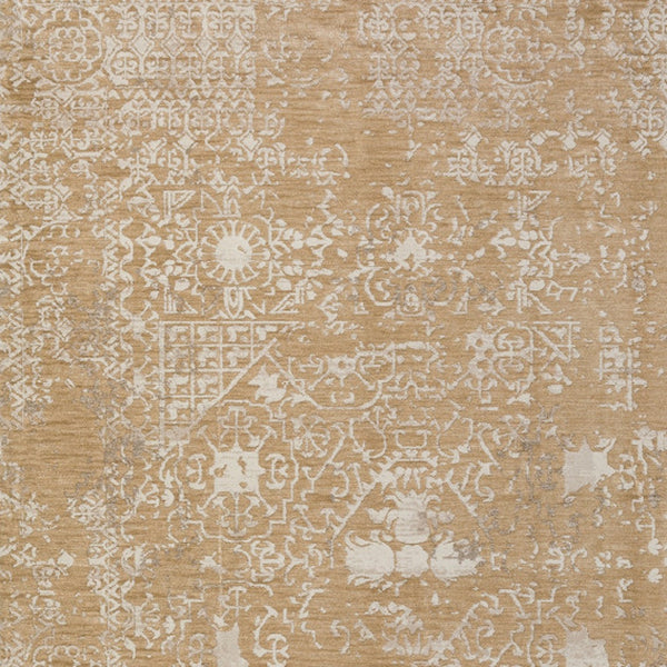 Homeroots 5' X 8' Beige Oriental Area Rug With Fringe  Polyester 493113