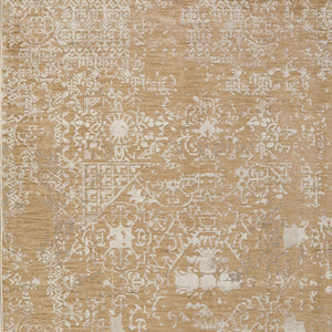 Homeroots 8' X 10' Beige Oriental Area Rug With Fringe  Polyester 493114