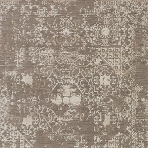 Homeroots 5' X 8' Gray Oriental Area Rug With Fringe  Polyester 493121