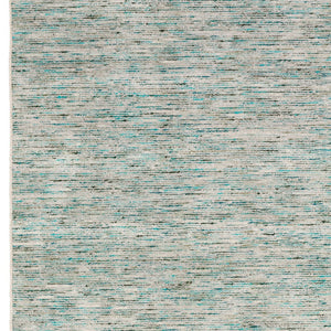 Homeroots 12' Square Green Square Wool Hand Loomed Handmade Area Rug  Wool 493140