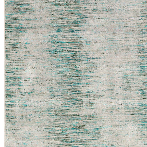 Homeroots 12' Square Green Square Wool Hand Loomed Handmade Area Rug  Wool 493140