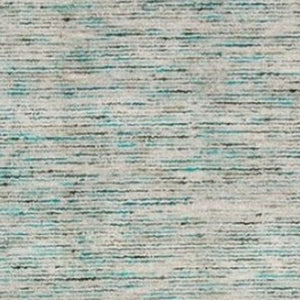 Homeroots 12' Green And Ivory Wool Hand Loomed Runner Rug  Wool 493144