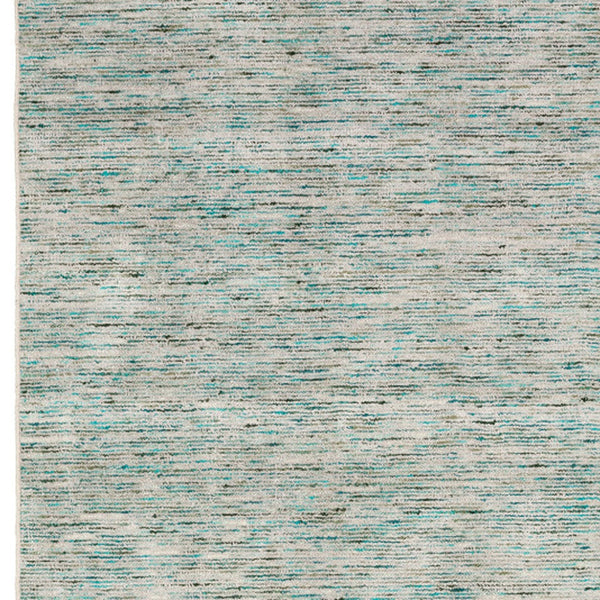 Homeroots 5' X 8' Green Wool Hand Loomed Handmade Area Rug  Wool 493151