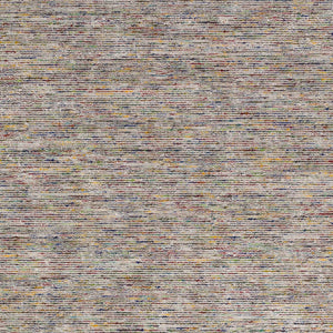 Homeroots 10' Grey Blue And Yellow Square Wool Hand Loomed Handmade Area Rug  Wool 493164