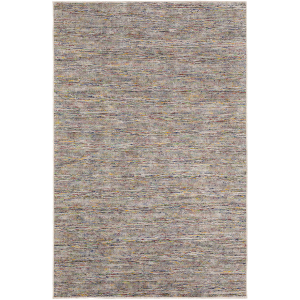 Homeroots 4' X 6' Grey Blue And Yellow Wool Hand Loomed Handmade Area Rug  Wool 493176