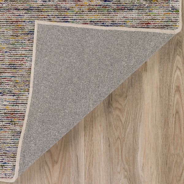 Homeroots 5' X 8' Grey Blue And Yellow Wool Hand Loomed Handmade Area Rug  Wool 493180