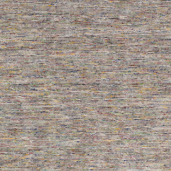 Homeroots 6' X 9' Grey Blue And Yellow Wool Hand Loomed Handmade Area Rug  Wool 493182