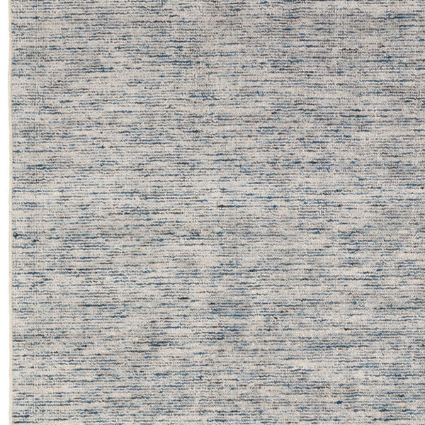 Homeroots 10' X 14' Blue Wool Hand Loomed Handmade Area Rug  Wool 493191