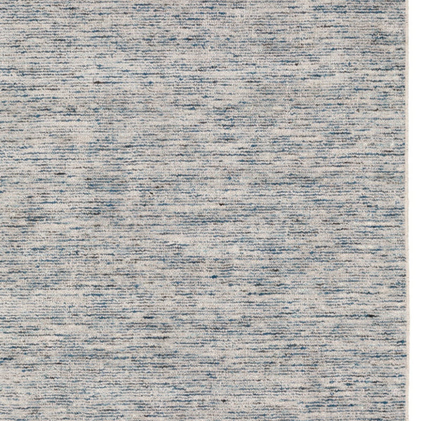 Homeroots 12' Round Blue Round Wool Hand Loomed Handmade Area Rug  Wool 493197