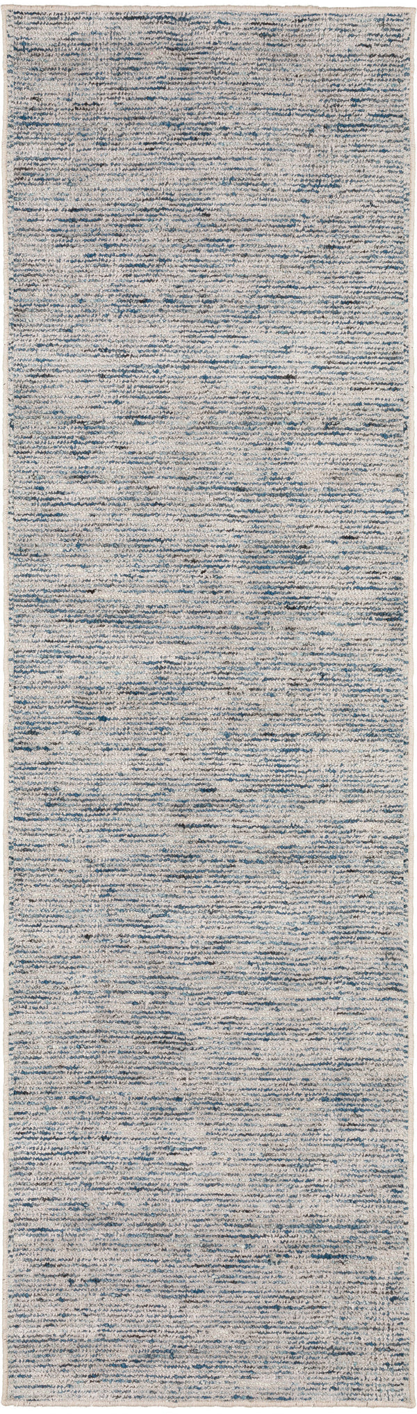 Homeroots 12' Blue And Ivory Wool Hand Loomed Runner Rug  Wool 493202