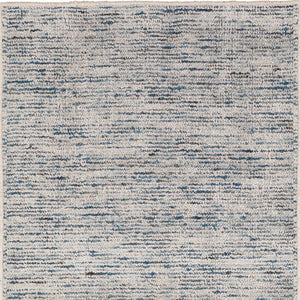 Homeroots 12' Blue And Ivory Wool Hand Loomed Runner Rug  Wool 493202