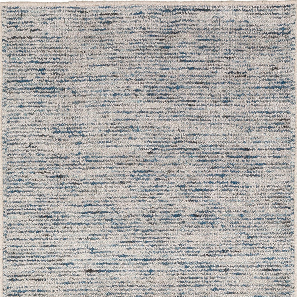 Homeroots 12' Blue And Ivory Wool Hand Loomed Runner Rug  Wool 493202