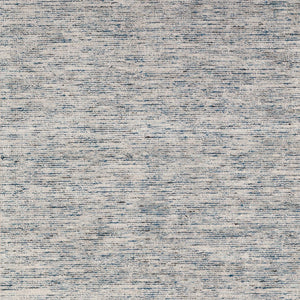 Homeroots 4' Blue Square Wool Hand Loomed Handmade Area Rug  Wool 493208