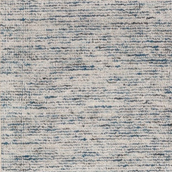 Homeroots 6' X 9' Blue Wool Hand Loomed Handmade Area Rug  Wool 493211