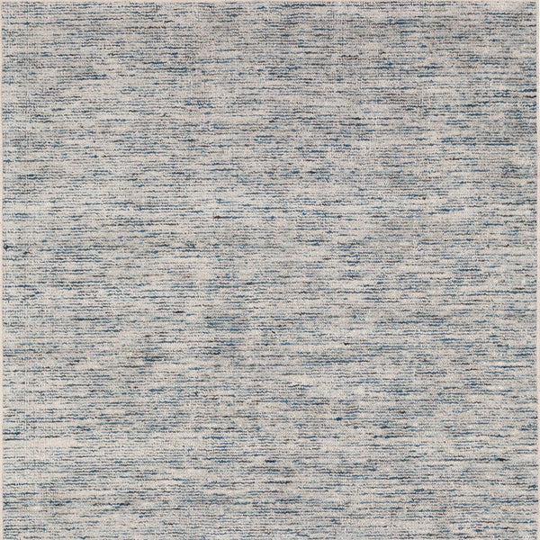 Homeroots 6' X 9' Blue Wool Hand Loomed Handmade Area Rug  Wool 493211