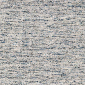 Homeroots 6' Blue Round Wool Hand Loomed Handmade Area Rug  Wool 493212