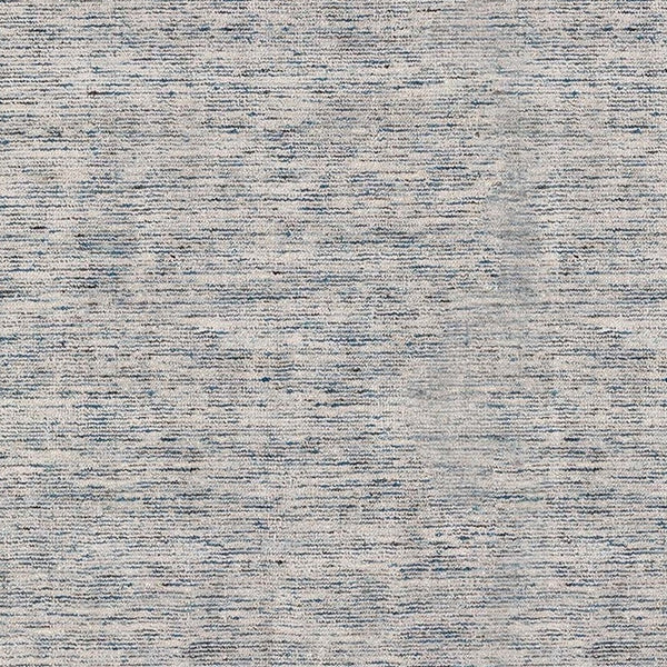 Homeroots 6' Blue Square Wool Hand Loomed Handmade Area Rug  Wool 493213