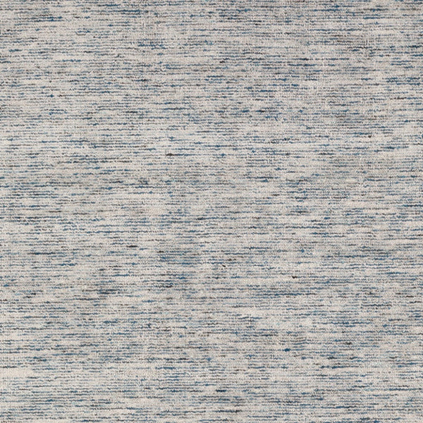 Homeroots 8' X 8' Blue Square Wool Hand Loomed Handmade Area Rug  Wool 493217