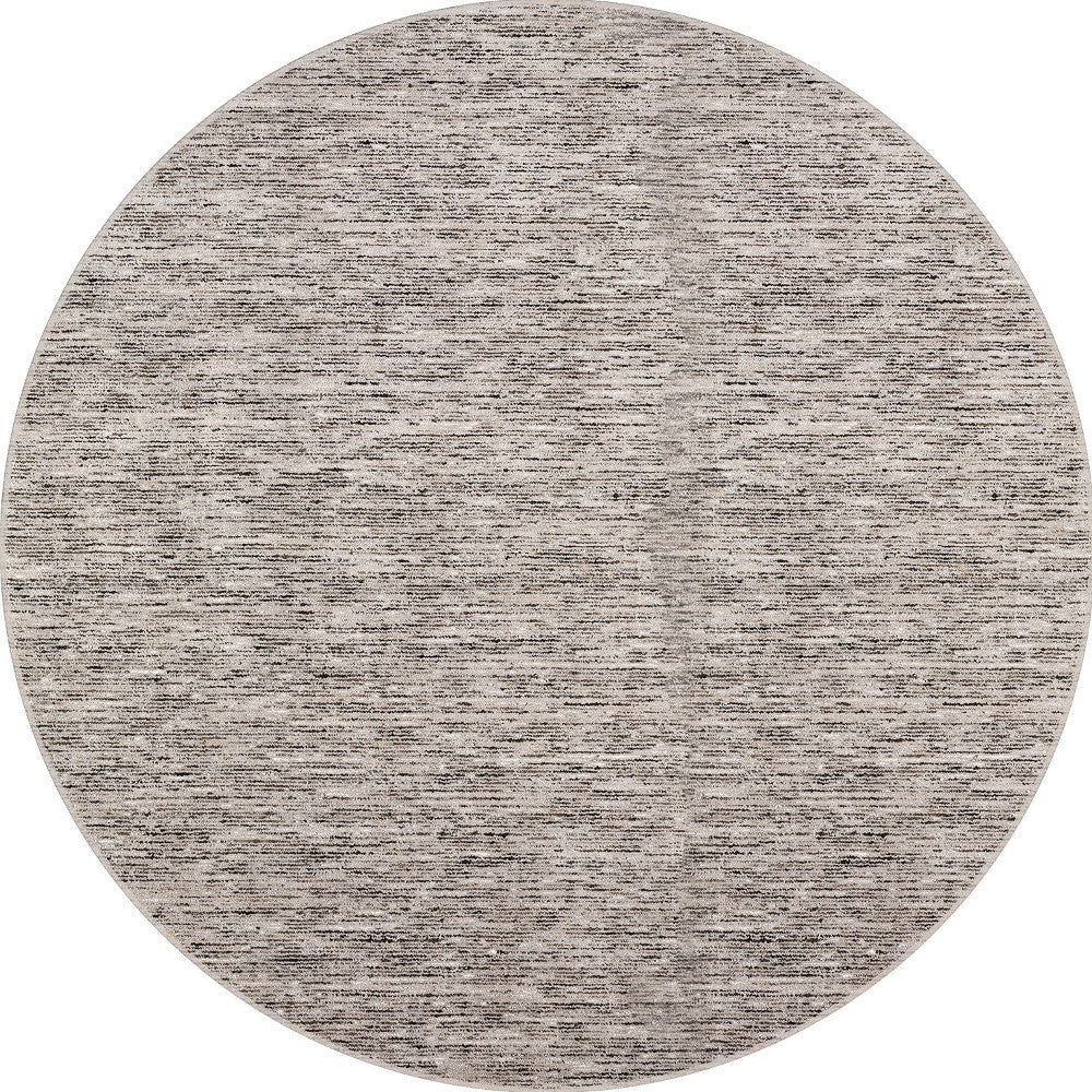 Homeroots 10' Black Round Wool Hand Loomed Handmade Area Rug  Wool 493220