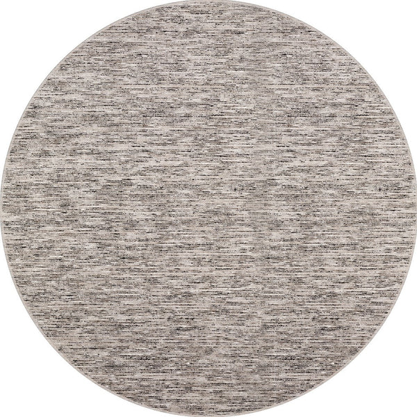 Homeroots 10' Black Round Wool Hand Loomed Handmade Area Rug  Wool 493220