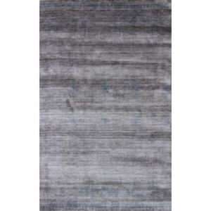 Homeroots 5' X 8' Gray And Teal Abstract Ombre With Stars Hand Loomed Area Rug  Viscose 493261