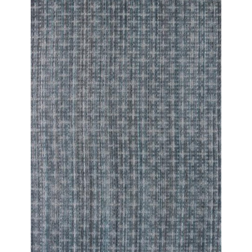 Homeroots 8' X 10' Blue And And Charcoal Hand Loomed Area Rug  Viscose 493266