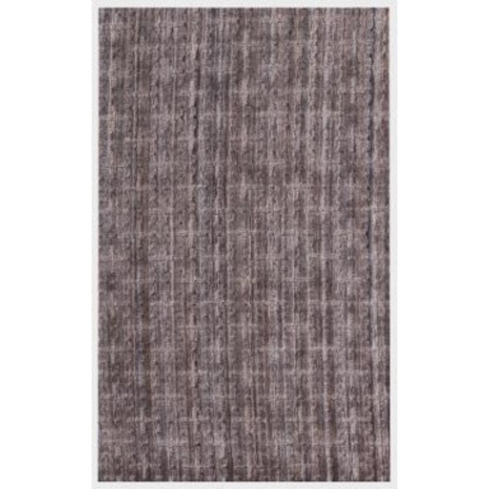 Homeroots 5' X 8' Rust And Tan Plaid Cross Hand Loomed Area Rug  Viscose 493269