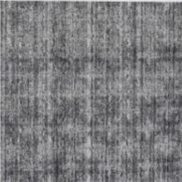 Homeroots 5' X 8' Dark Grey And Silver Plaid Cross Hand Loomed Area Rug  Viscose 493272