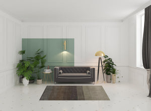 Homeroots 5' X 8' Expresso And Brown Ombre Hand Loomed Area Rug  Viscose 493274