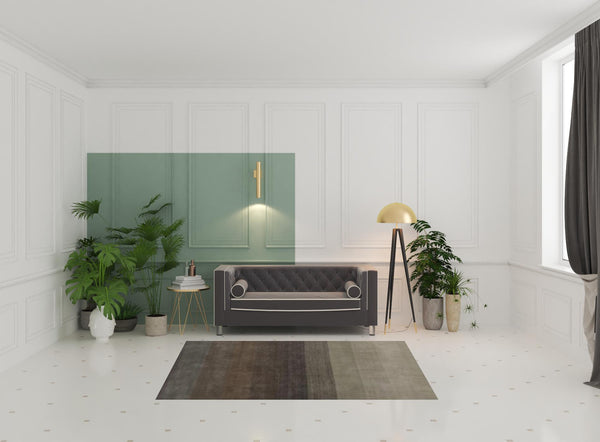 Homeroots 5' X 8' Expresso And Brown Ombre Hand Loomed Area Rug  Viscose 493274