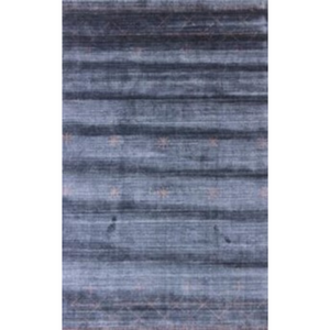 Homeroots 8' X 11' Navy And Rust Ombre Hand Loomed Area Rug  Viscose 493278