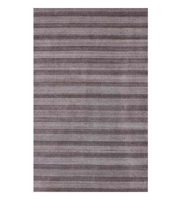 Homeroots 8' X 10' Rust And White Hand Loomed Area Rug  Viscose 493284