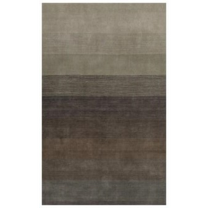 Homeroots 8' X 10' Expresso And Brown Hand Loomed Area Rug  Viscose 493291