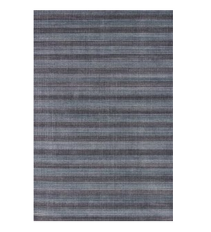 Homeroots 9' X 12' Blue And Black Hand Loomed Area Rug  Viscose 493295