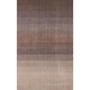 Homeroots 9' X 12' Violet Taupe And Brown Ombre Hand Loomed Area Rug  Viscose 493303