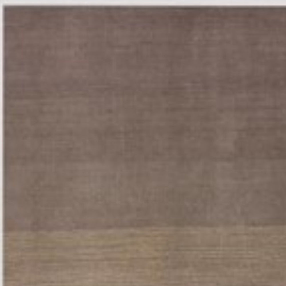 HomeRoots 9' X 12' Hand Loomed Area Rug in Gold and Rust - Artisan-Made Luxury for Modern Interiors 493304