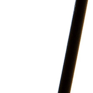 Homeroots 42" Natural And Black Solid Wood And Iron Coffee Table   493316