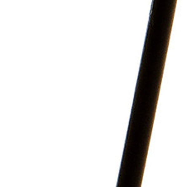 Homeroots 42" Natural And Black Solid Wood And Iron Coffee Table   493316