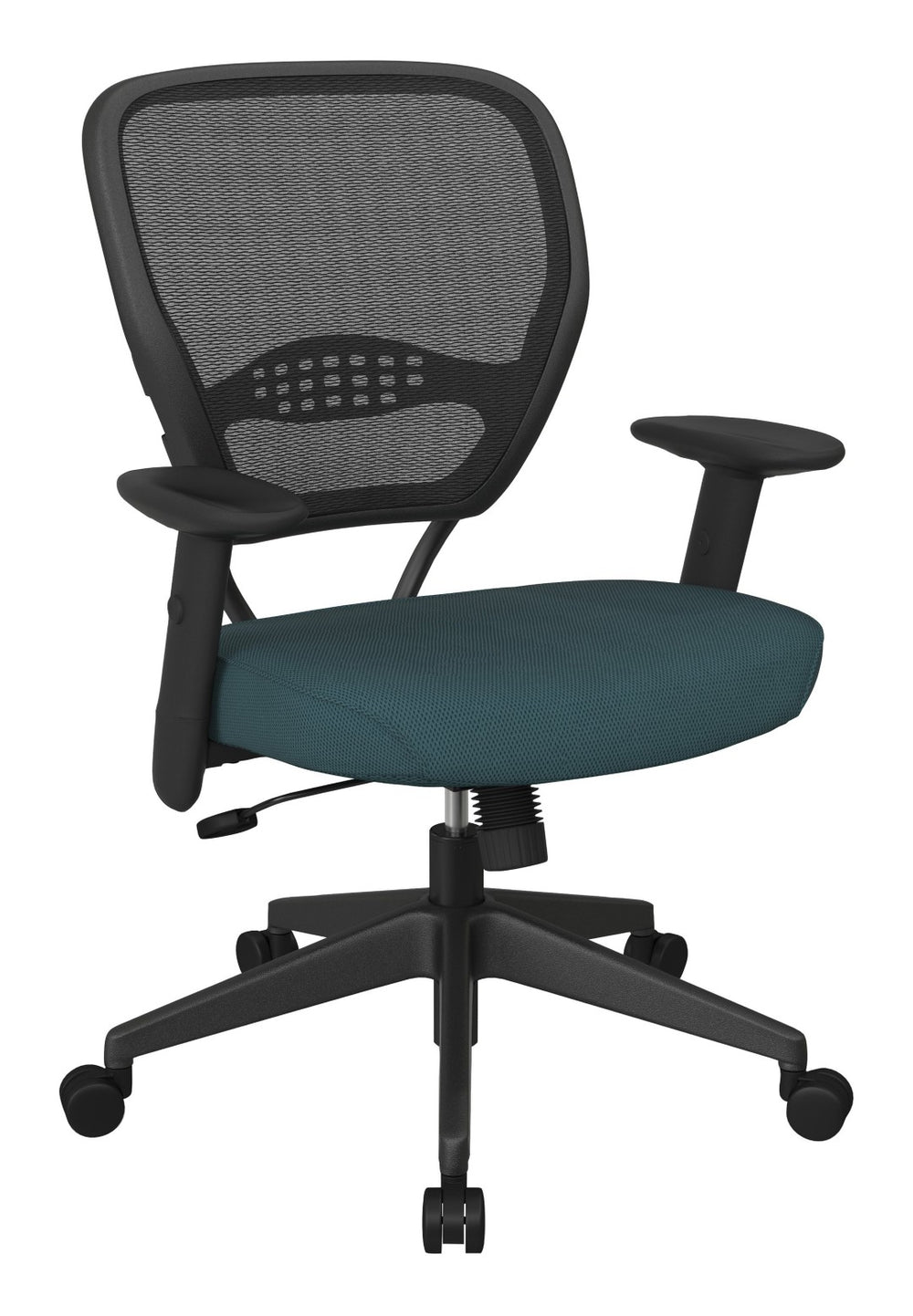 OSP Home Furnishings Professional Airgrid Mesh Back Manager Chair with Lumbar Support for Ergonomic Office Use Red 55-7N17-9