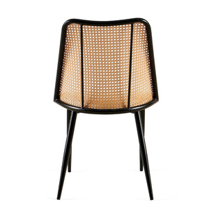 English Elm Off White Rattan Dining Chairs Set Of 2 - Modern Boucle Upholstered Chairs For Dining & Living Spaces W1164P218677