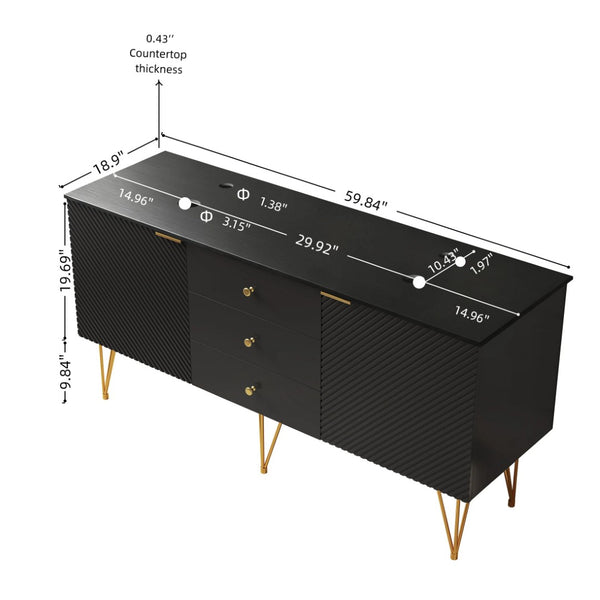 English Elm Dina Wall Mounted Plywood Vanity Sintered Stone Top Soft Close Drawers Dark Walnut W2615P303714