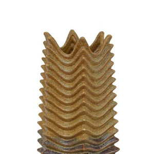 English Elm Decorative Tall Ceramic Vase Earthy Glazed Texture for Modern Transitional Shelves B056P417009
