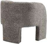 Sawyer Grey Chenille Fabric Accent Chair 493Grey Meridian Furniture