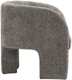 Sawyer Grey Chenille Fabric Accent Chair 493Grey Meridian Furniture