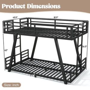 English Elm Double Twin House Bed Pine Wood Frame Kids Playhouse Bunk with Storage Drawers W5305S00062