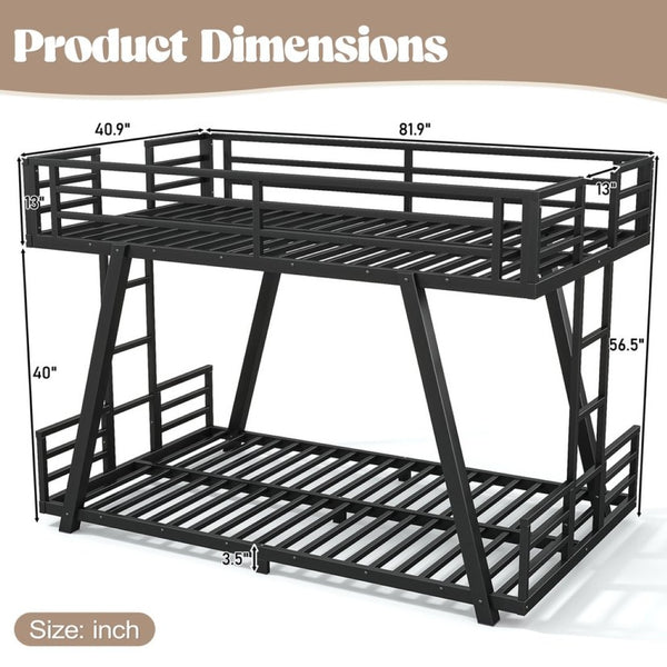 English Elm Double Twin House Bed Pine Wood Frame Kids Playhouse Bunk with Storage Drawers W5305S00062
