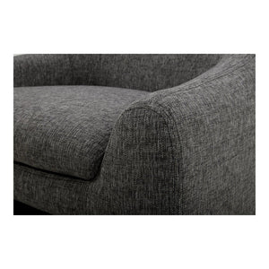 English Elm Kenzie Sculptural Accent Chair Woven Polyester Upholstery for Modern Living Rooms B2769P504213