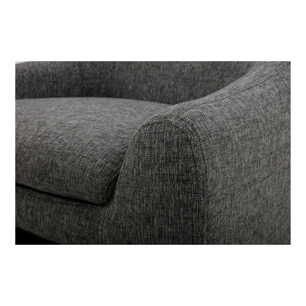English Elm Kenzie Sculptural Accent Chair Woven Polyester Upholstery for Modern Living Rooms B2769P504213